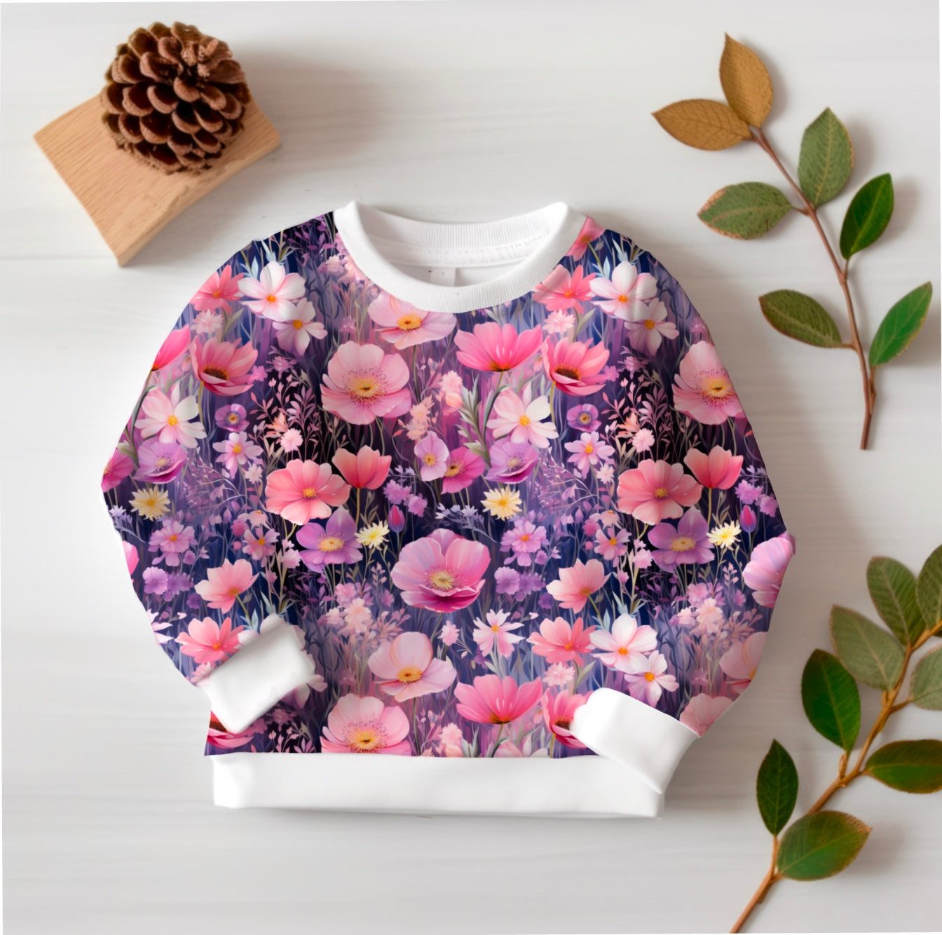 Pinke Blumenlandschaft Vorbestellung